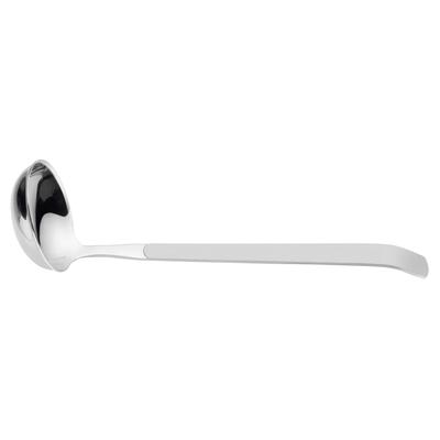Servierlöffel MICHELANGELO "GASTRONOM, 32 cm, Edelstahl rostfrei 18/10", silber, B:6,9cm H:3cm Ø:6,9cm, Edelstahl 18/10, Kochlöffel, mit flacher Form für präzises Portionieren von Beilagen & Gemüse