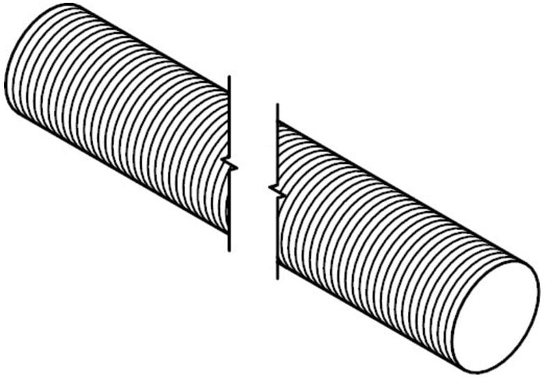 Reyher DIN 976 8.8 galZn M22x1000 ; Industrial Quality Supplies