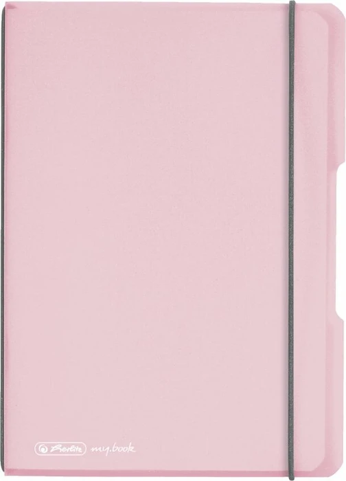 Herlitz Notizheft my.book flex A5 PP 40Bl. kariert rosé