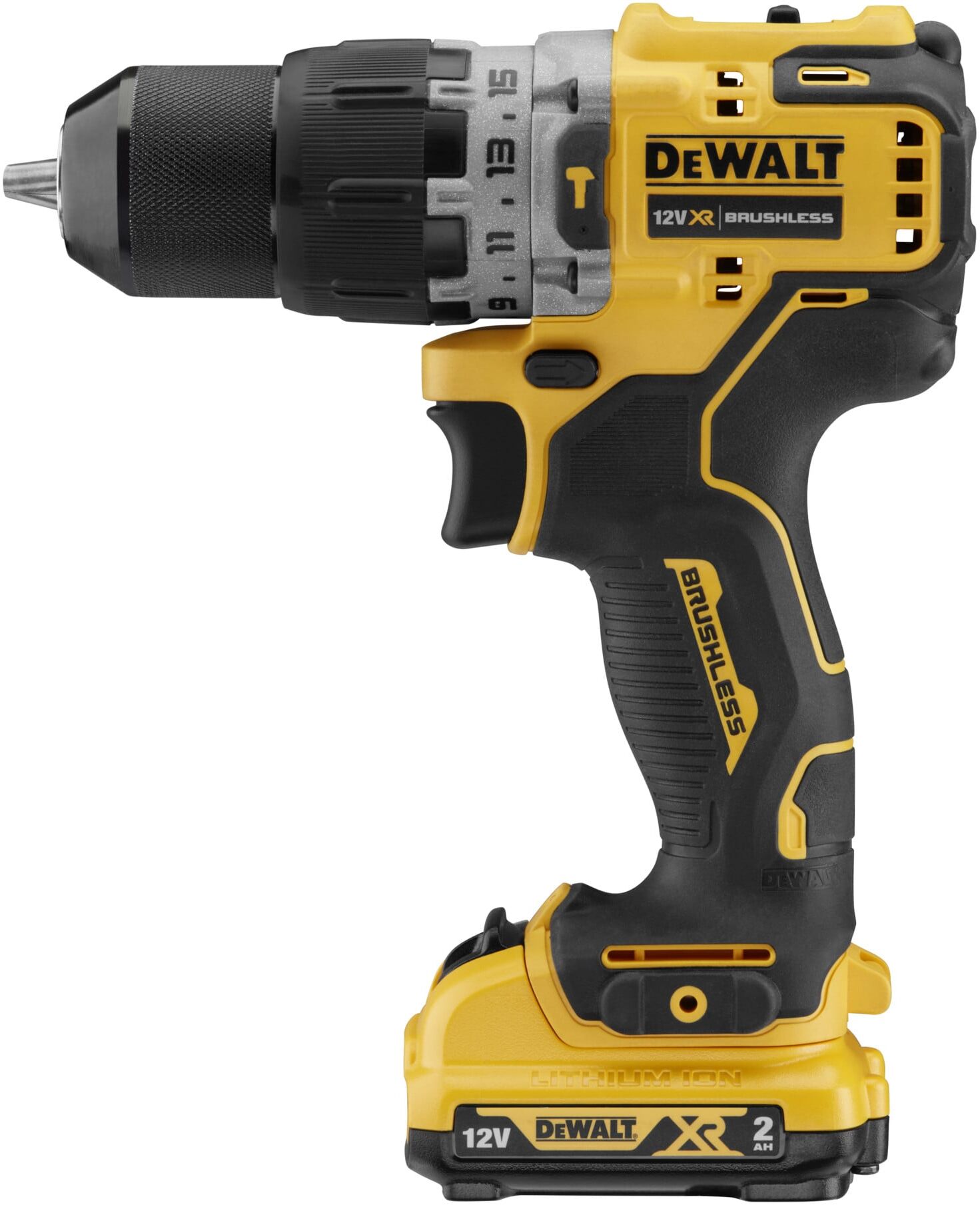 DEWALT Akku-Schlagbohrschrauber 12V / 2Ah DCD706D2-QW)