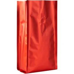 1000 Kaffeebeutel mit Aromaschutzventil, rot 290 x 120 mm, OPP, Aluminium, PE