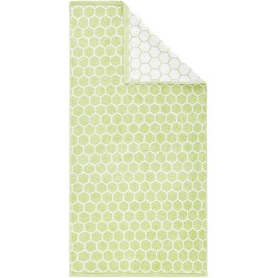 Duschtuch DYCKHOFF "Pure Natural Honey", grün, B:70cm L:140cm, Frottier, Baumwolle, Handtücher, BIO Baumwolle, GOTS