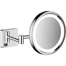hansgrohe AddStoris LED-Rasierspiegel, 41790000, Farbe: Chrom