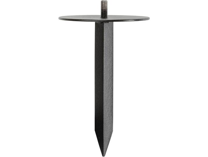 Bodenanker EVOTEC PAUL , grau (schwarz, anthrazit), B:10cm T:10cm, Metall, Bodenanker, Bodenanker, Erdspieß - Ideal für unebenes Gelände