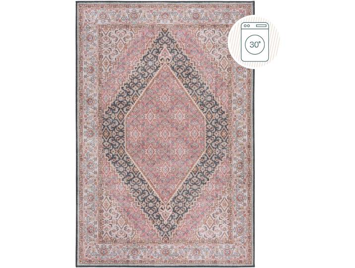 Teppich Jubx weiss Paisleymuster Polyester 190 x 290 cm