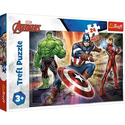 Puzzle - "24 Maxi" - In der Welt der Avengers Trefl 14321