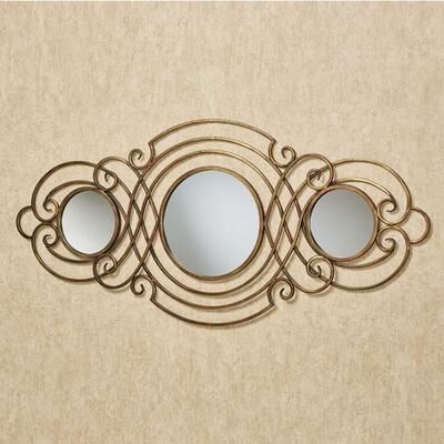 Touch of Class Sanford Mirrored Wall Accent Bronze , Bronze