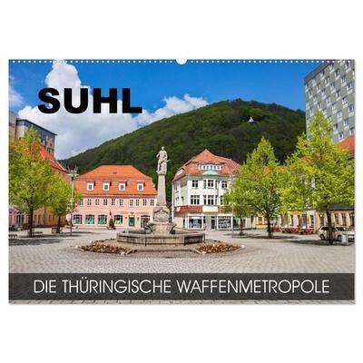Suhl - die thüringische Waffenmetropole (Wandkalender 2027 DIN A2 quer), CALVENDO Monatskalender