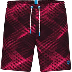 MEN'S ARENA WATER PRINTS BEACH BOXER AO LILAC-WHITE - XL