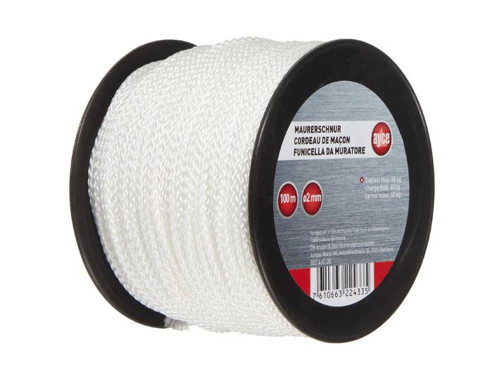 Ayce Maurerschnur Weiss 2 mm × 100 m