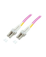 EFB Elektronik EFB-Elektronik Netzwerkkabel LC Multi-Mode M bis M 2 m Glasfaser 50/125 Mikrometer OM4 halogenfrei Aquamarin (O0319.2)