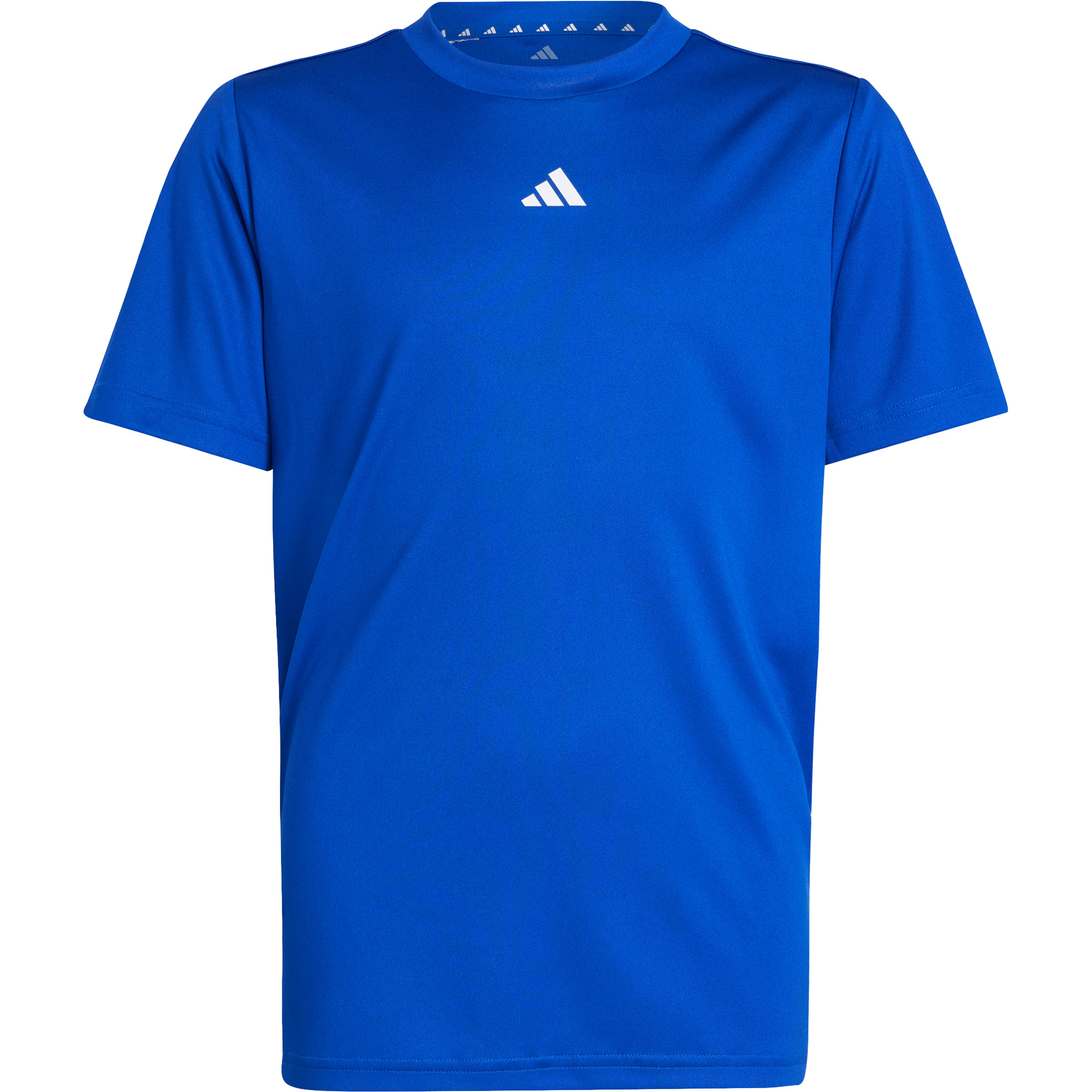 adidas Train Essentials Logo Kinder T-Shirts blau Größe 128 Laufen | Lifestyle Elastisch