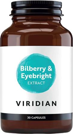 Viridian Bilberry and Eyebright 30 Capsules