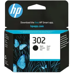 HP, Druckerpatrone, 302 Black Original Ink Cartridge (F6U66AE#NE1)