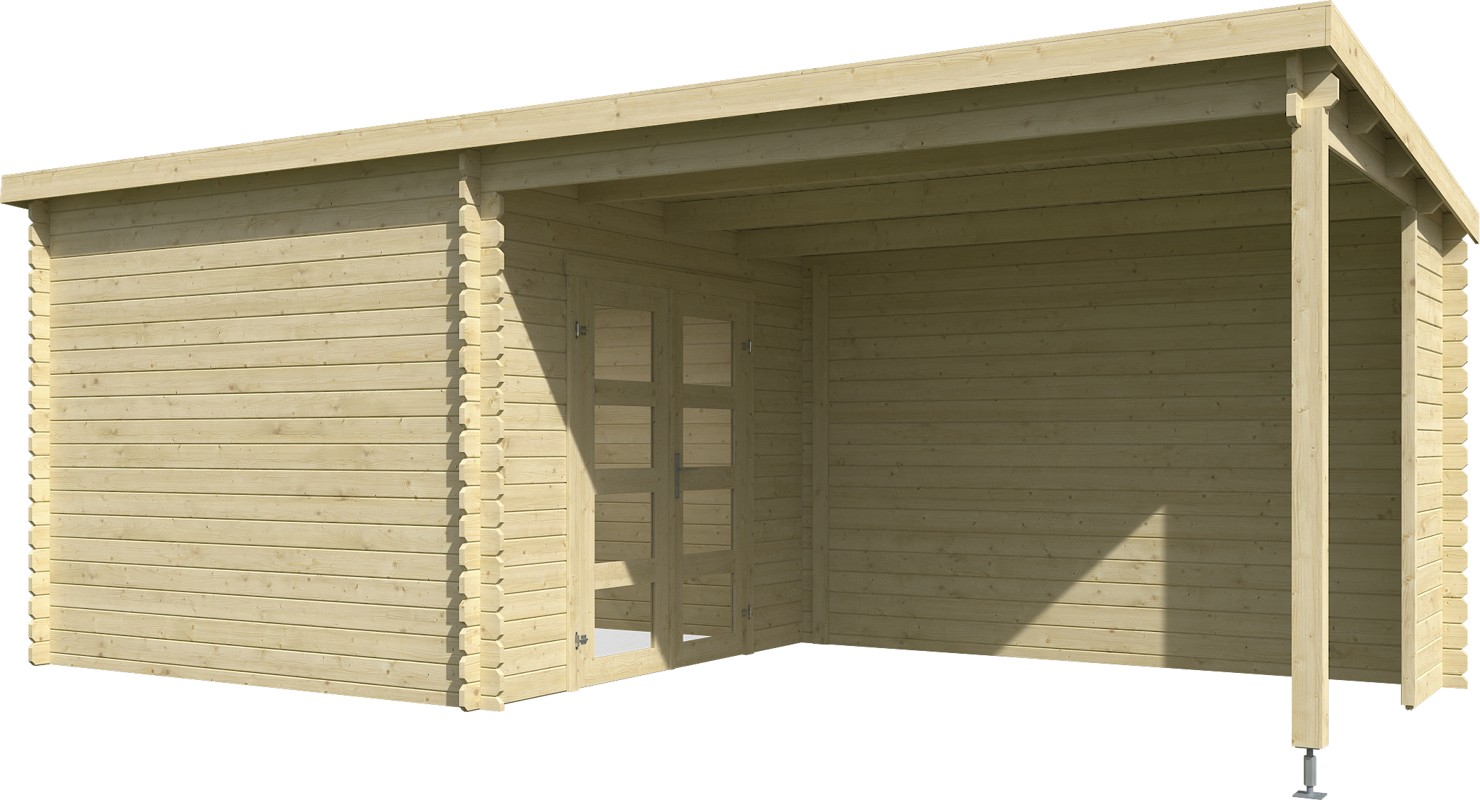 Montagezubehör NORDIC HOLZ "Novia Plus", beige (natur), Holz teilmassiv, Beschläge, Montagezubehör, Zubehör für versetzen der Tür