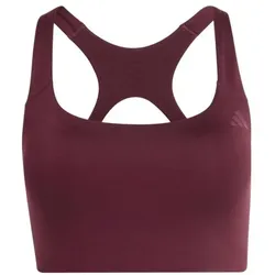 adidas Optimé Workout Support Sport BH Damen - maroon - XS