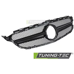 Sportgrill Schwarz glänzend passend für Mercedes W205 18-21 / S205 18-21 / C205 18-23 / A205 18-23