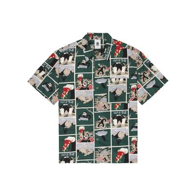 Kurzarmhemd ELEMENT "Regular Sb Printed", Herren, Gr. XL, bunt (snack), Obermaterial: 100% Baumwolle., Hemden