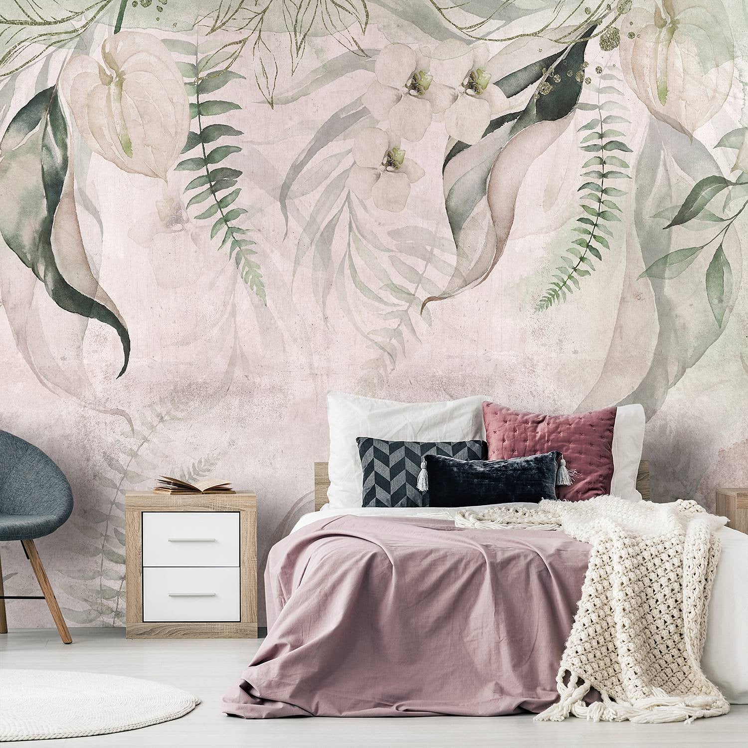 home24 Vlies-fotobehang Morning Exotic, Multicolour, B: 200 cm, H: 140 cm
