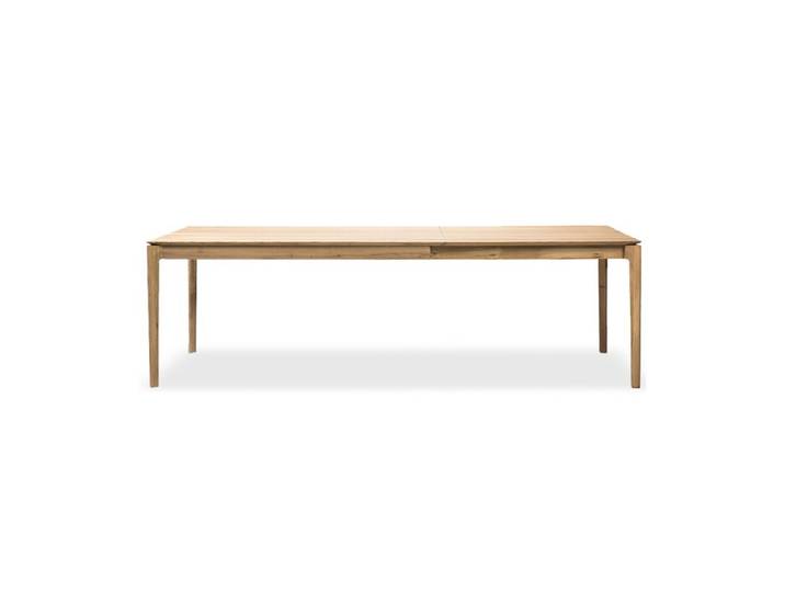 ETHNICRAFT table extensible à rallonge BOK (140/220 x 90 x 76 cm - chêne naturel)