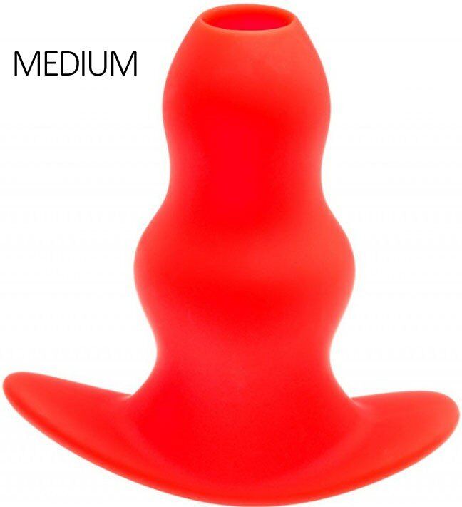 MK Toys Plug Tunnel Stretch Rouge Medium 13 x 6.4cm