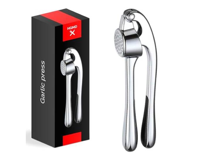 HGMD Knoflookpers RVS - Knoflookpers/Gemberpers - Garlic press - Vaatwasser bestendig