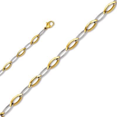 Goldarmband ONE ELEMENT "Armband aus 333 Gelbgold 19 cm", silber, Armbänder, Damen, 19, Gelbgold 333 Gold, Gelbgold 333, Gold, Goldarmband, Modern & klar – ein Stück für zeitlose Looks