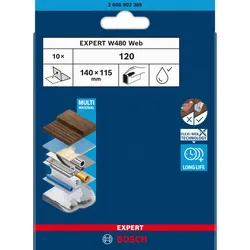 Bosch EXPERT Schleifblatt ExW480 web - 2608902385