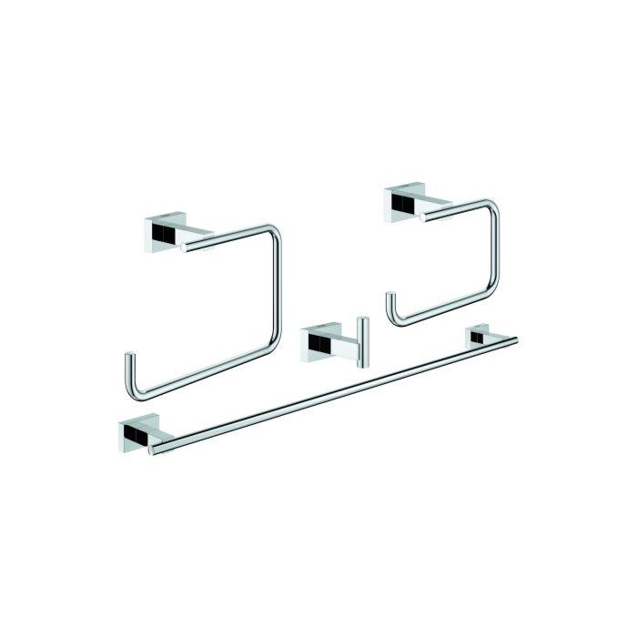 Grohe Essentials Cube 4 in 1 Bad-Set 40778001 chrom