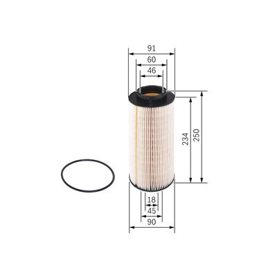BOSCH Kraftstofffilter F 026 402 031 für DAF RENAULT