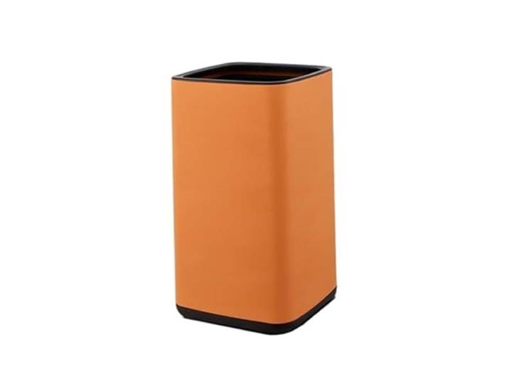 HGYNBCP Badezimmer-Mülleimer aus Edelstahl – oben offen, schmales Design, 9 l(Orange)