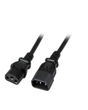 EFB Elektronik EFB-Elektronik Stromkabel IEC 60320 C14 bis C13 5 m Schwarz (EK503.5)
