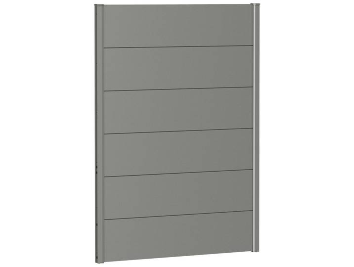 Biohort Sichtschutz, Grau, Metall, 96x137x4.4 cm, Sonnenschutz, Sichtschutz
