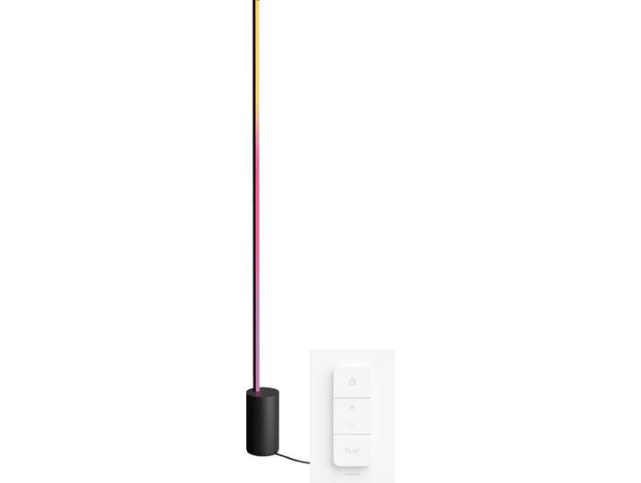 Philips Hue Gradient Signe White and Color vloerlamp zwart + dimmer