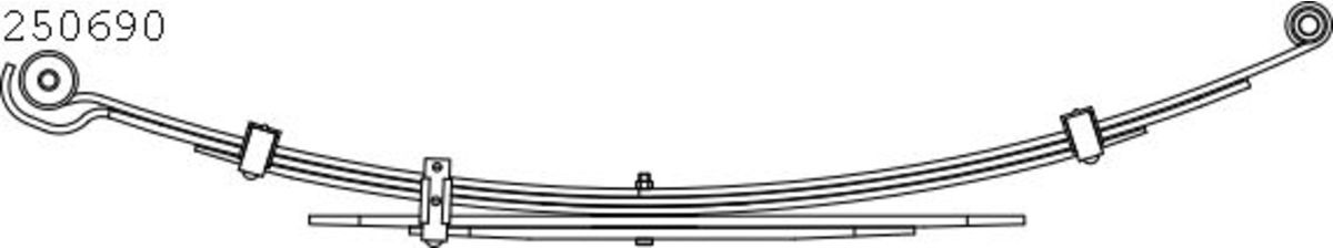 Fahrzeugfeder CS Germany 10.250.690.00