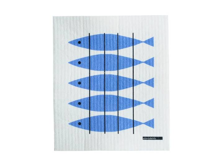 Almedahls Sill vaatdoek blauw
