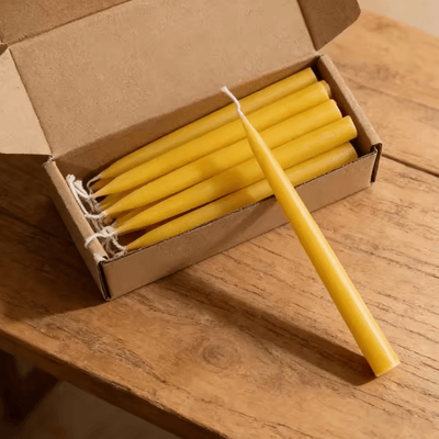 Inspire Picks 6 12 Pack Natural Beeswax Tealight Candles Honey Scented Prayer & Decorative Candles 10pcs 5.12x0.4 Inch