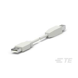 TE Connectivity USB-Kabel USB-A Stecker, USB-B Stecker 1.00 m 1487587-1