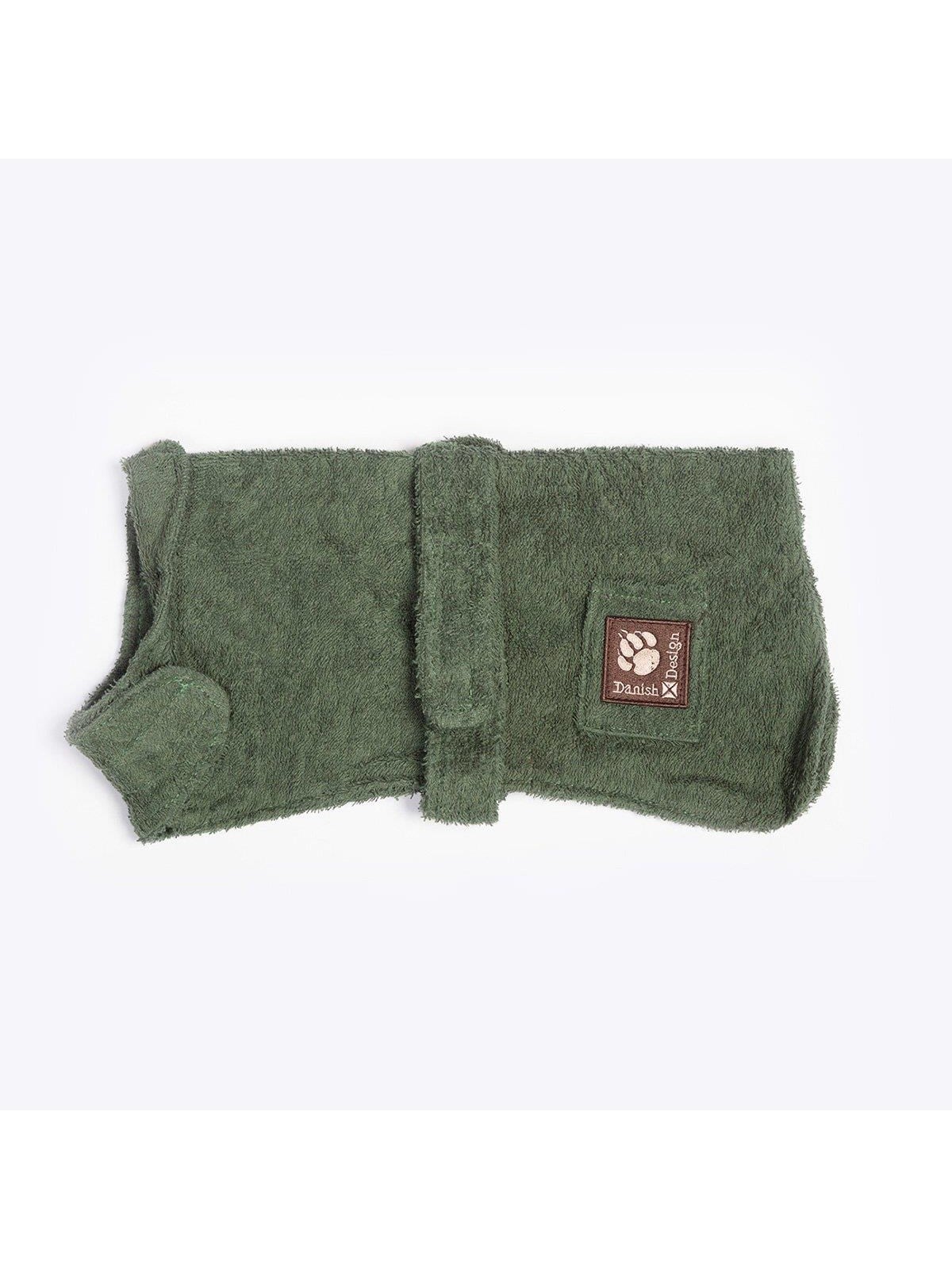 Danish Design - Hunde-Bademantel grün 30cm - (D11230