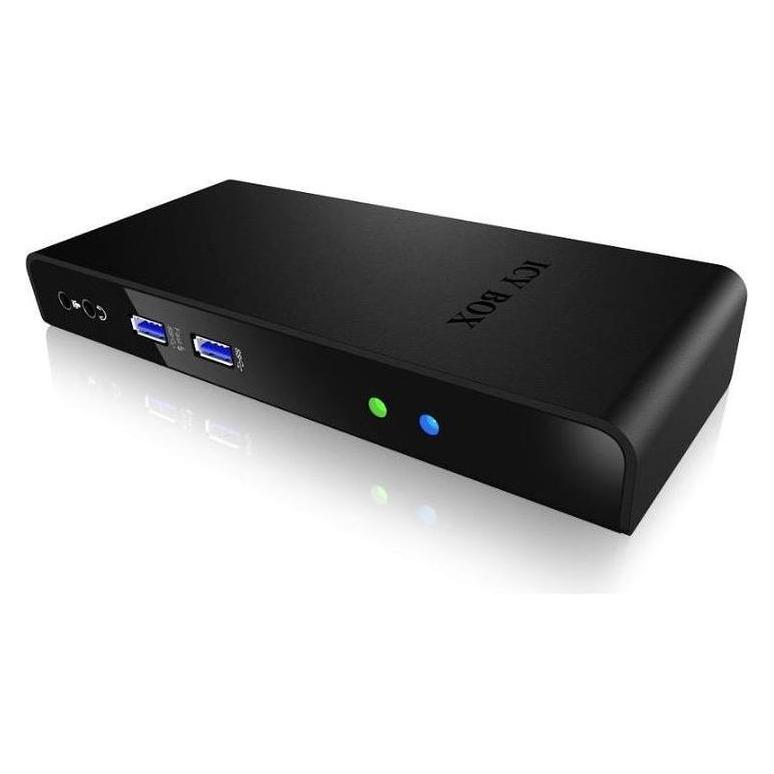 Icy Box IB-DK2241AC - USB Type-A 3.0 Multi Dock (USB-B, 11 Ports) (IB-DK2241AC)