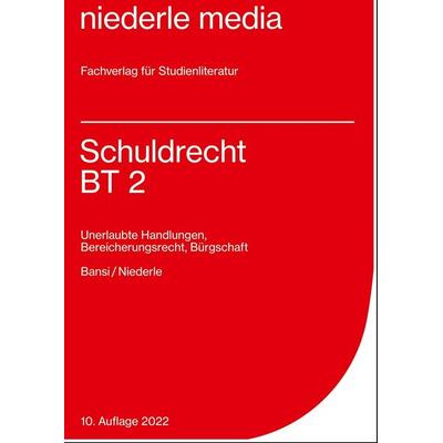 Schuldrecht BT 2 - 2022, Taschenbuch von Jan Niederle, Niederle, J