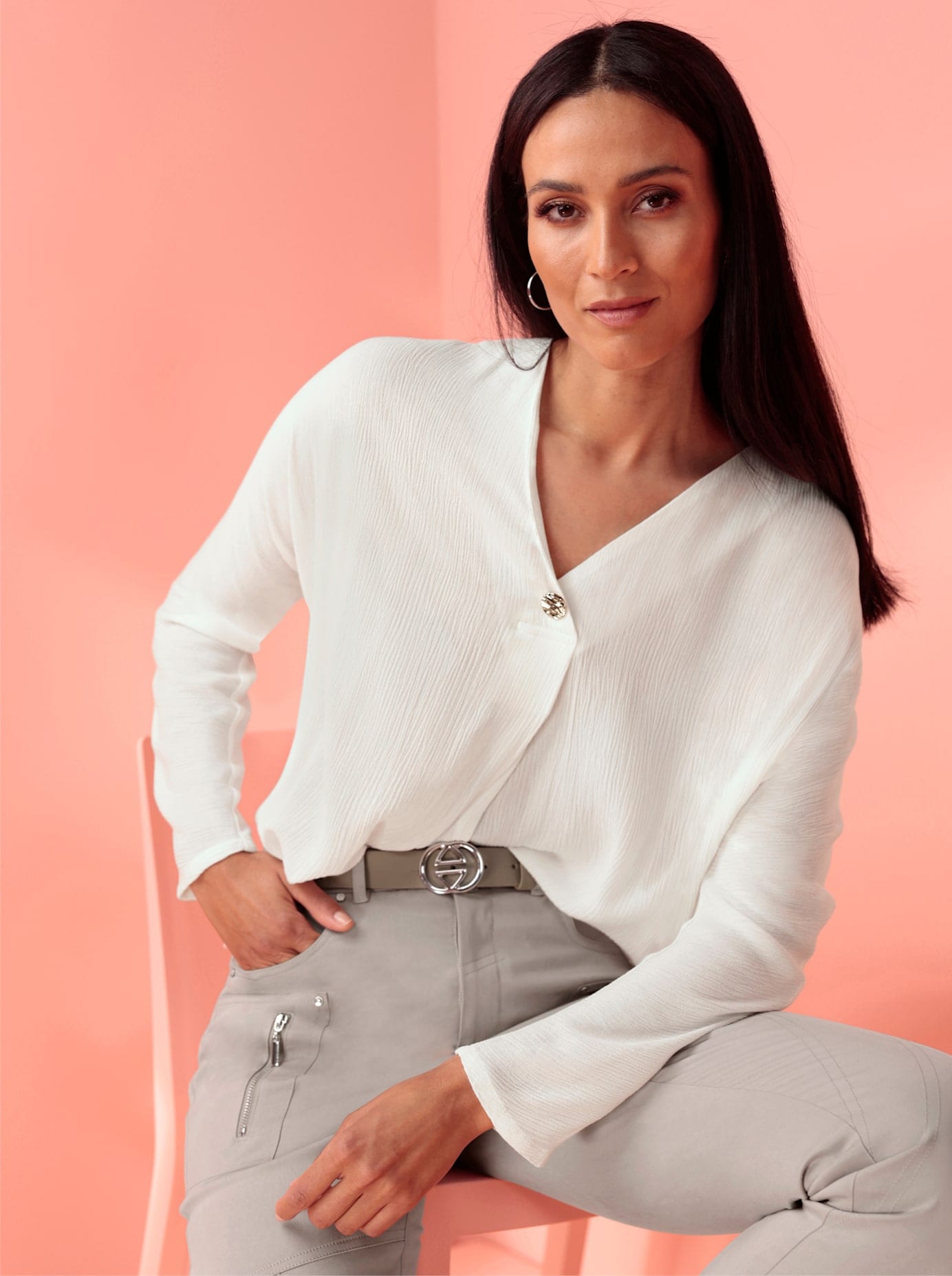 Ledergürtel HEINE, Damen, Gr. 95, beige (sesam), Gürtel Ledergürtel sesam 95