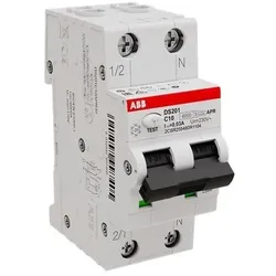ABB Stotz S&J FI/LS-Schalter DS201A-C10/0,03AP-R