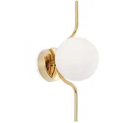 Faro LED Wandleuchte LE VITA 7W, 2700K, IP20, gold, glänzend FAR-29690