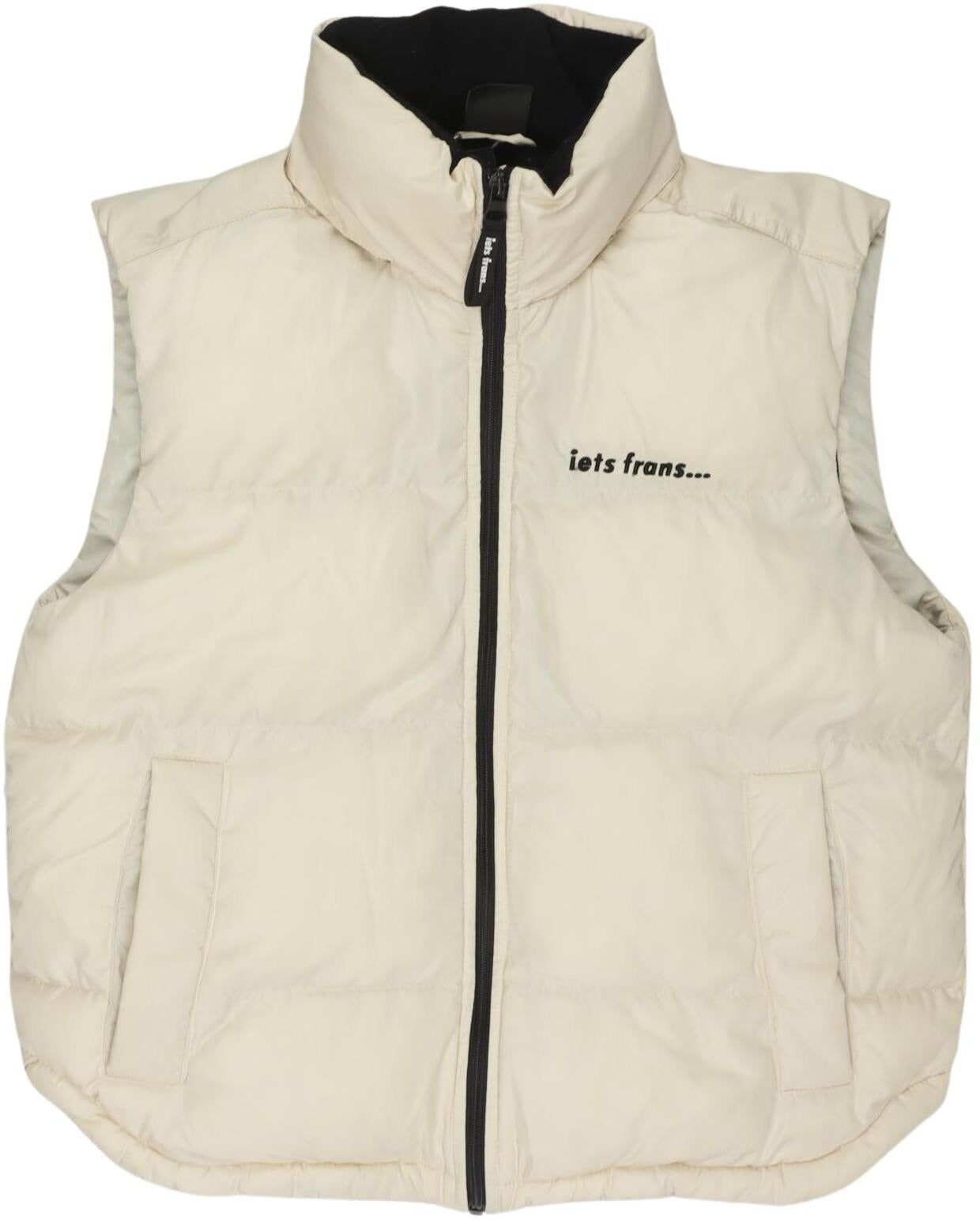 Urban Outfitters Damen Weste, Cremeweiß, Gr. S, Synthetik - Second Hand