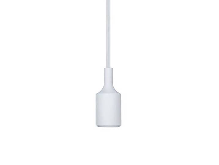 Pendelleuchte Neordic Ketil Ø 15cm Weiß/Weiß 1 Silikon E27