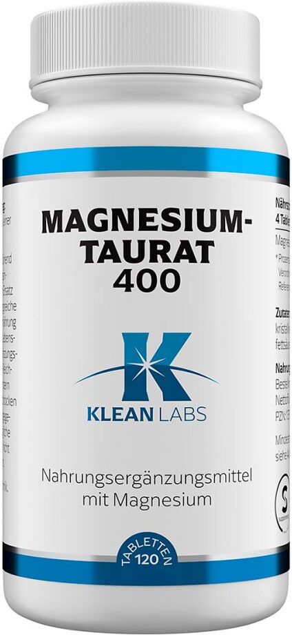 Klean Labs Magnesium Taurat 400 Tabletten 120stk