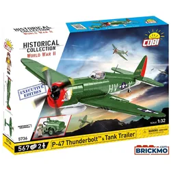 Cobi Executive Edition Historical Collection 5736 P-47 Thunderbolt 5736