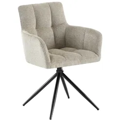 CLP Esszimmerstuhl Jonah Stoff   Farbe: taupe