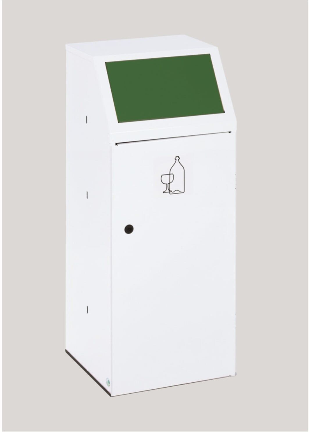 VAR Wertstoffsammler WSG 69 mit Fronttür und Inneneinsatz grün 70 l (17165)